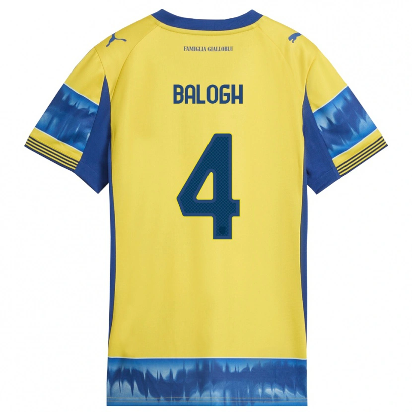 Danxen Homem Camisola Botond Balogh #4 Amarelo Azul Alternativa 2025/26 Camisa Brasil