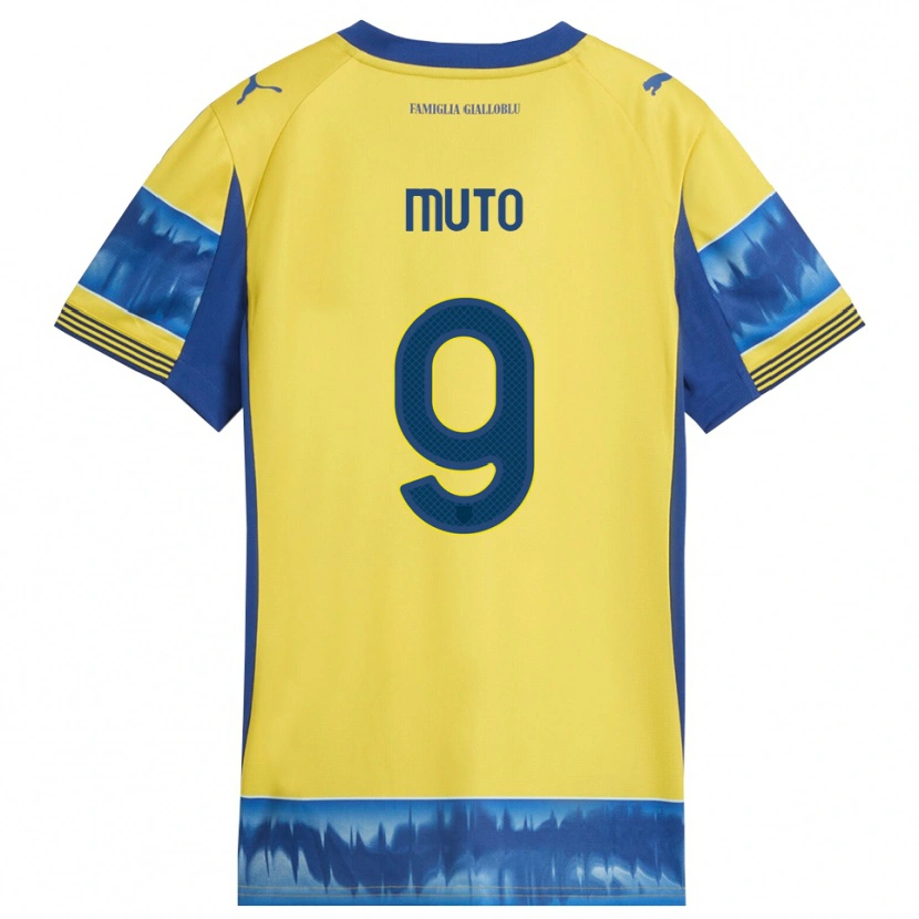 Danxen Homem Camisola Andrea Muto #9 Amarelo Azul Alternativa 2025/26 Camisa Brasil