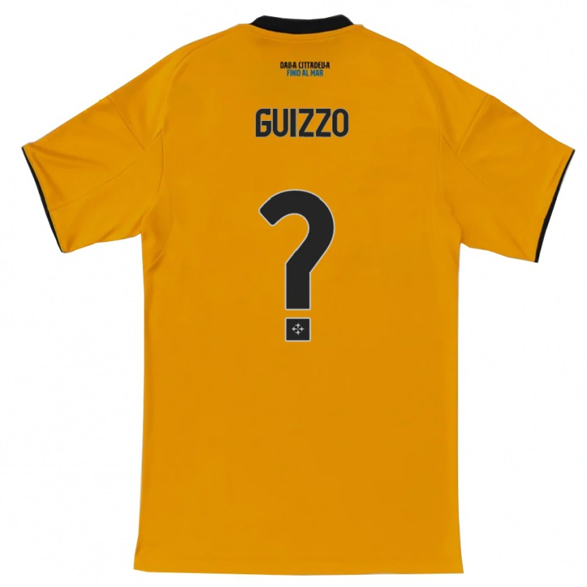 Danxen Homem Camisola Tommaso Guizzo #0 Laranja Azul Alternativa 2025/26 Camisa Brasil