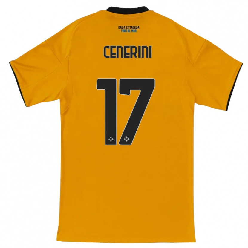 Danxen Homem Camisola Marco Cenerini #17 Laranja Azul Alternativa 2025/26 Camisa Brasil