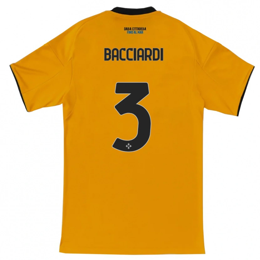 Danxen Homem Camisola Lorenzo Bacciardi #3 Laranja Azul Alternativa 2025/26 Camisa Brasil