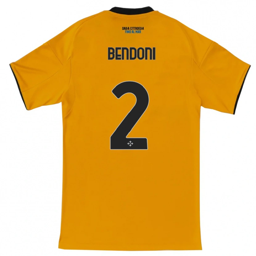 Danxen Homem Camisola Marco Bendoni #2 Laranja Azul Alternativa 2025/26 Camisa Brasil