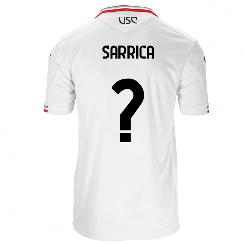 Danxen Homem Camisola Antonino Sarrica #0 Branco Vermelho Alternativa 2025/26 Camisa Brasil