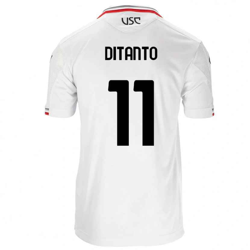 Danxen Homem Camisola Tiziano Ditanto #11 Branco Vermelho Alternativa 2025/26 Camisa Brasil