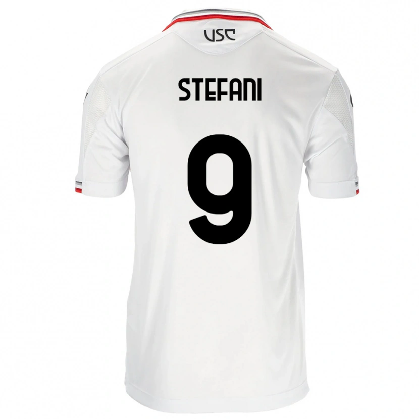 Danxen Homem Camisola Christian Stefani #9 Branco Vermelho Alternativa 2025/26 Camisa Brasil