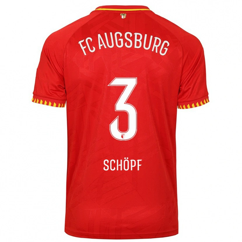 Danxen Homem Camisola Julia Schöpf #3 Vermelho Amarelo Alternativa 2025/26 Camisa Brasil