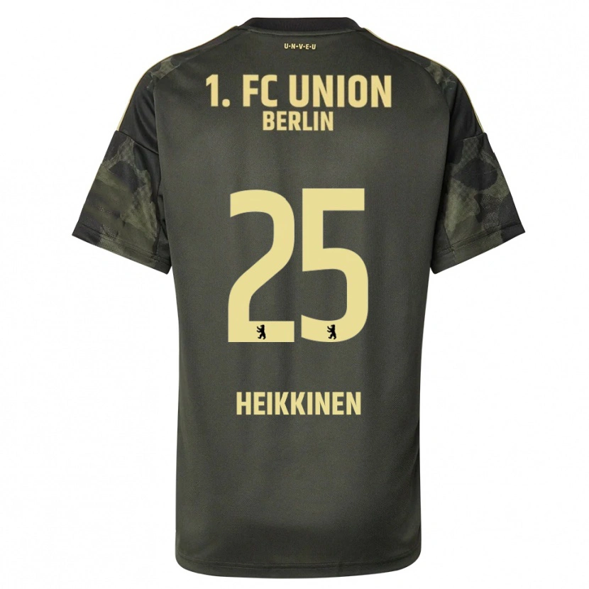 Danxen Homem Camisola Ida Heikkinen #25 Verde Escuro Preto Alternativa 2025/26 Camisa Brasil