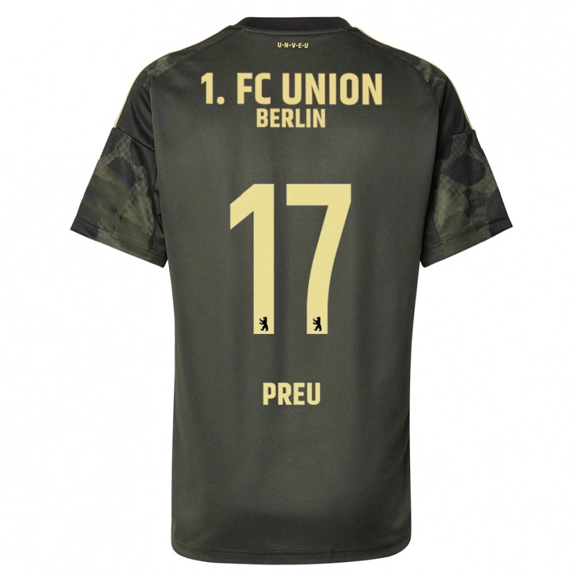 Danxen Homem Camisola David Preu #17 Verde Escuro Preto Alternativa 2025/26 Camisa Brasil