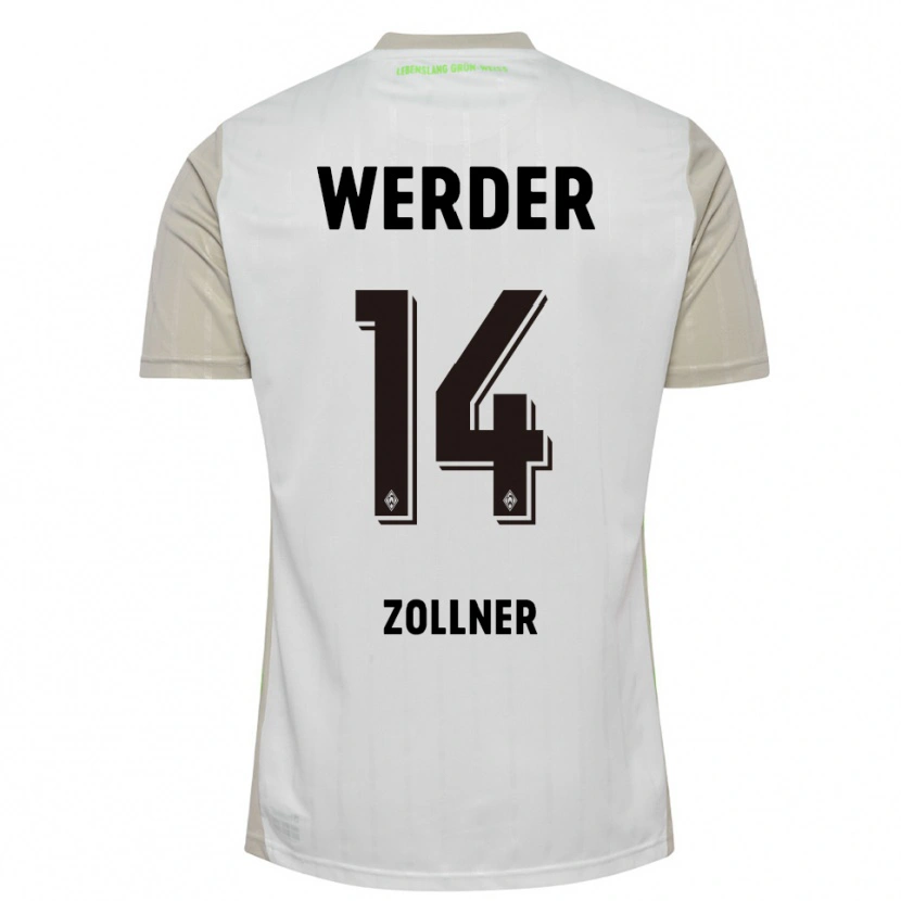 Danxen Homem Camisola Adrian Zollner #14 Branco Preto Alternativa 2025/26 Camisa Brasil