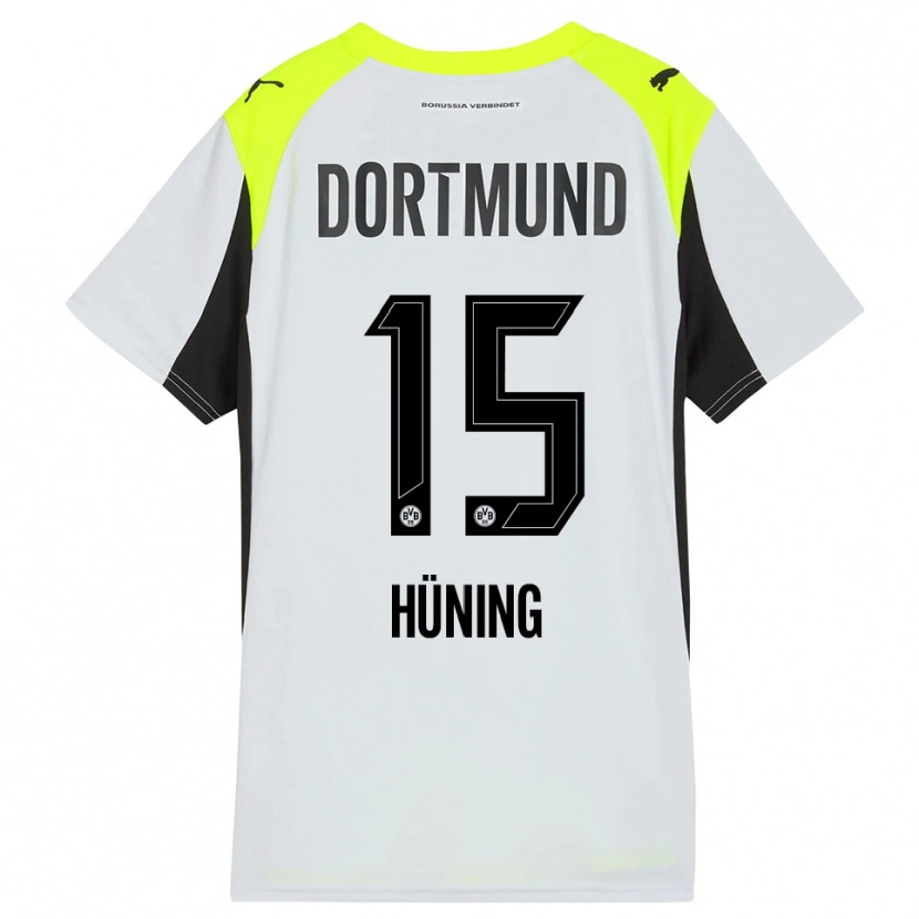 Danxen Homem Camisola Ben Hüning #15 Amarelo Fluorescente Alternativa 2025/26 Camisa Brasil