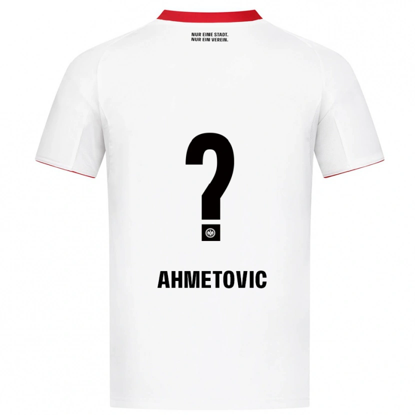 Danxen Homem Camisola Marco Ahmetovic #0 Branco Vermelho Alternativa 2025/26 Camisa Brasil