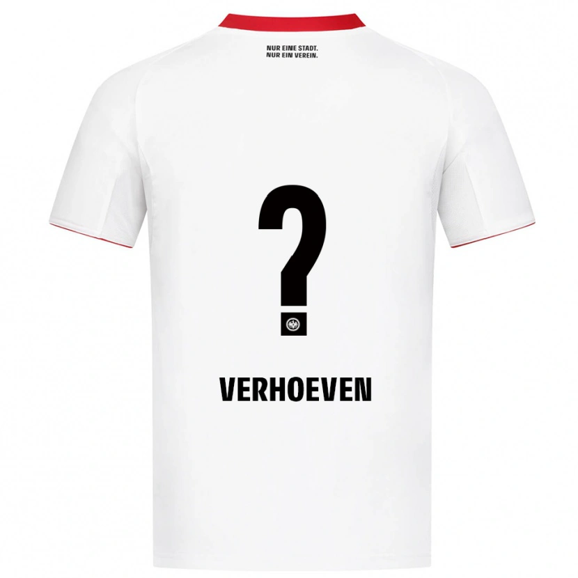 Danxen Homem Camisola Raphael Verhoeven #0 Branco Vermelho Alternativa 2025/26 Camisa Brasil