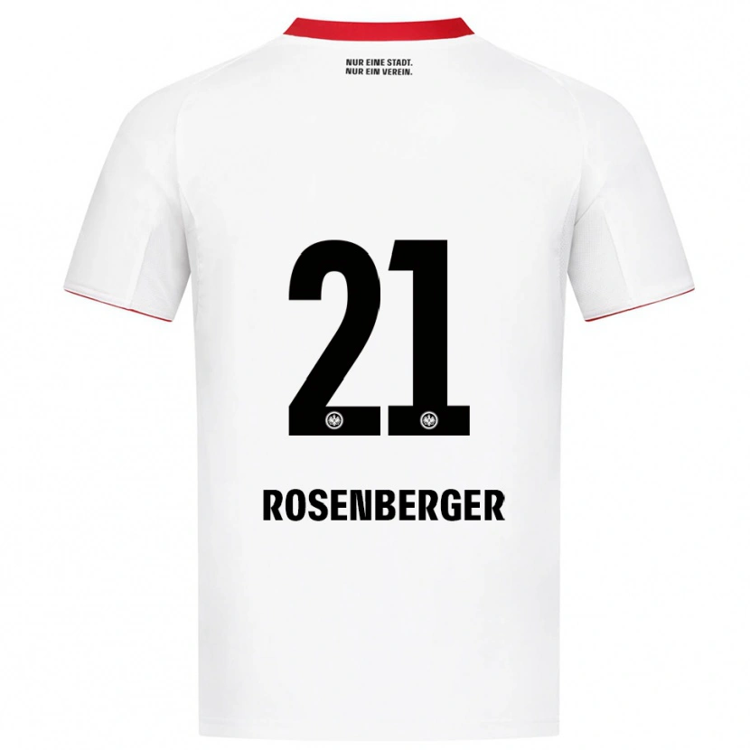 Danxen Homem Camisola Robin Rosenberger #21 Branco Vermelho Alternativa 2025/26 Camisa Brasil