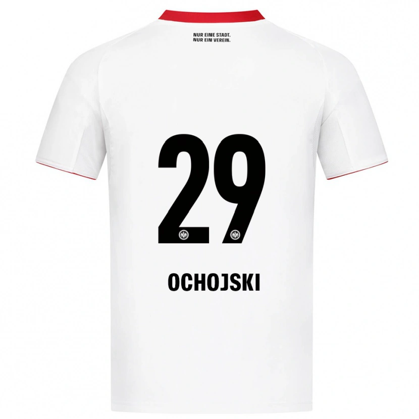 Danxen Homem Camisola Nico Ochojski #29 Branco Vermelho Alternativa 2025/26 Camisa Brasil