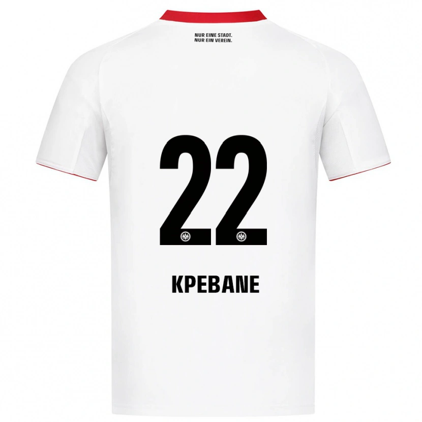 Danxen Homem Camisola Tamiou Kpebane #22 Branco Vermelho Alternativa 2025/26 Camisa Brasil