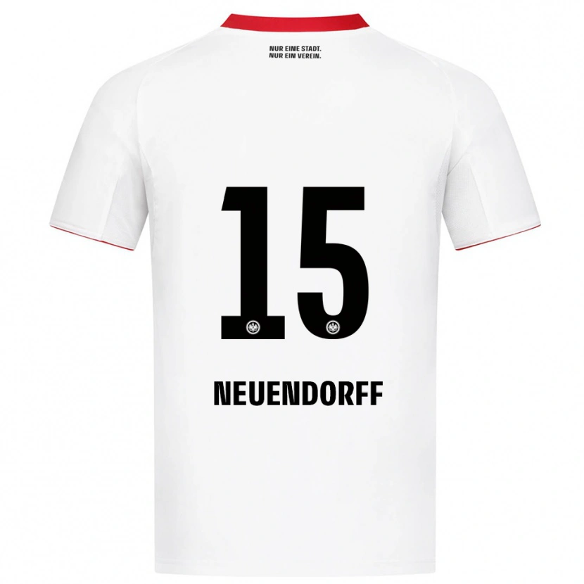 Danxen Homem Camisola Nilo Neuendorff #15 Branco Vermelho Alternativa 2025/26 Camisa Brasil