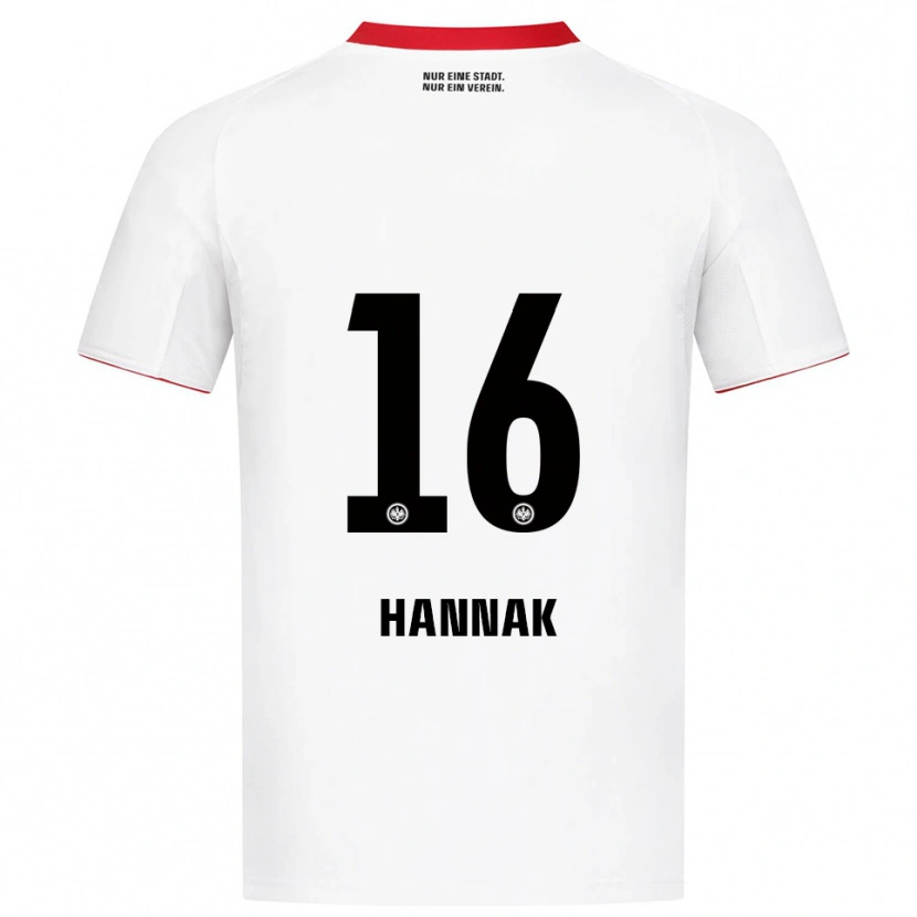 Danxen Homem Camisola Tim Hannak #16 Branco Vermelho Alternativa 2025/26 Camisa Brasil