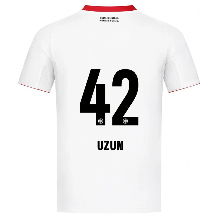 Danxen Homem Camisola Can Uzun #42 Branco Vermelho Alternativa 2025/26 Camisa Brasil