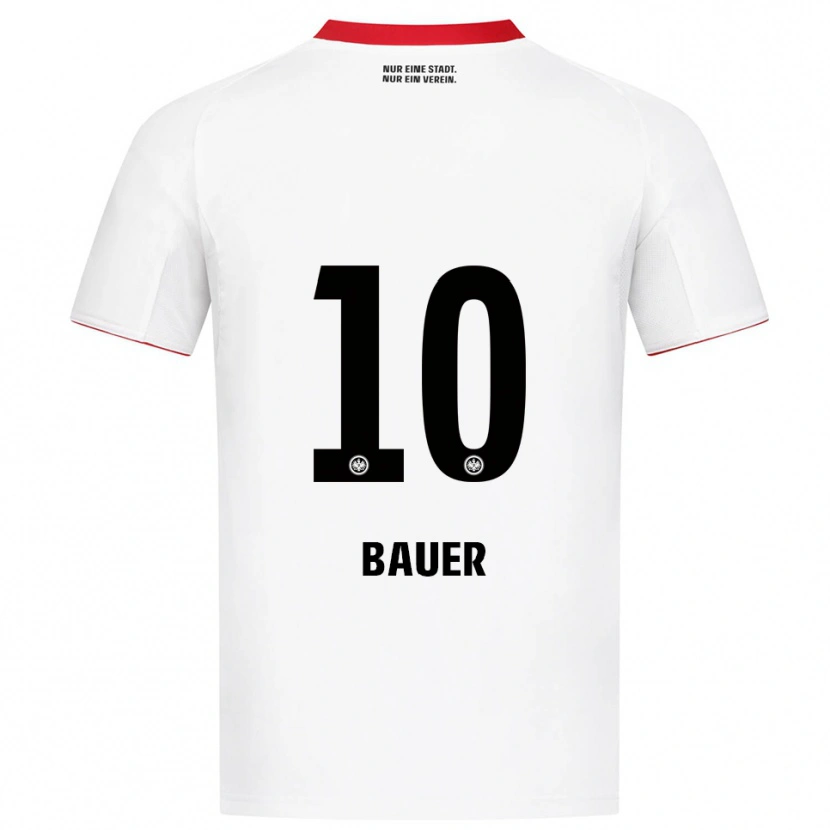 Danxen Homem Camisola Jonas Bauer #10 Branco Vermelho Alternativa 2025/26 Camisa Brasil
