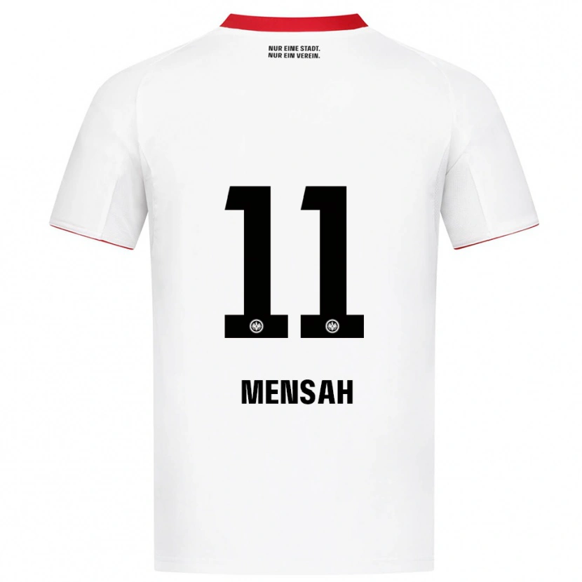 Danxen Homem Camisola Keziah Oteng-Mensah #11 Branco Vermelho Alternativa 2025/26 Camisa Brasil
