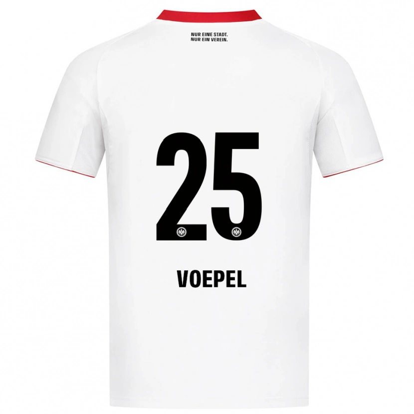Danxen Homem Camisola Lukas Voepel #25 Branco Vermelho Alternativa 2025/26 Camisa Brasil