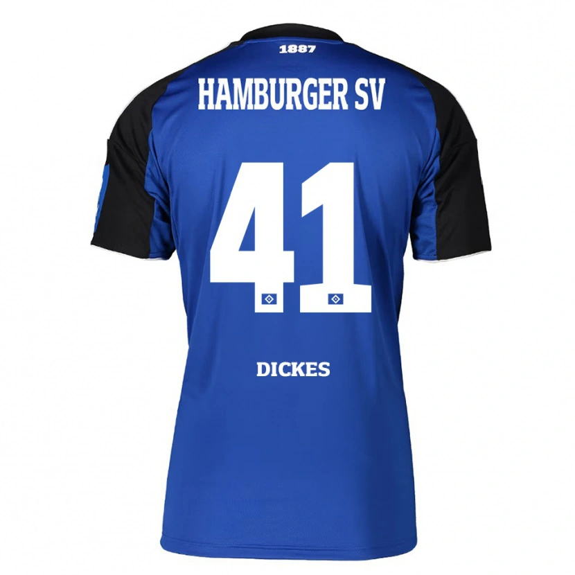 Danxen Homem Camisola Fernando Dickes #41 Azul Preto Alternativa 2025/26 Camisa Brasil
