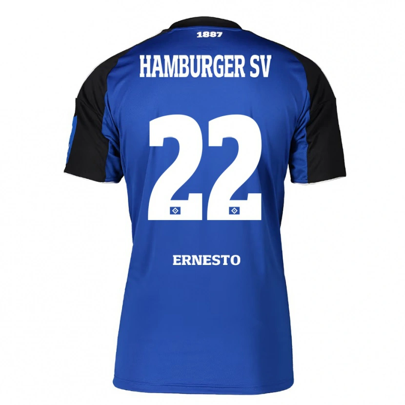 Danxen Homem Camisola Jorge Ernesto #22 Azul Preto Alternativa 2025/26 Camisa Brasil