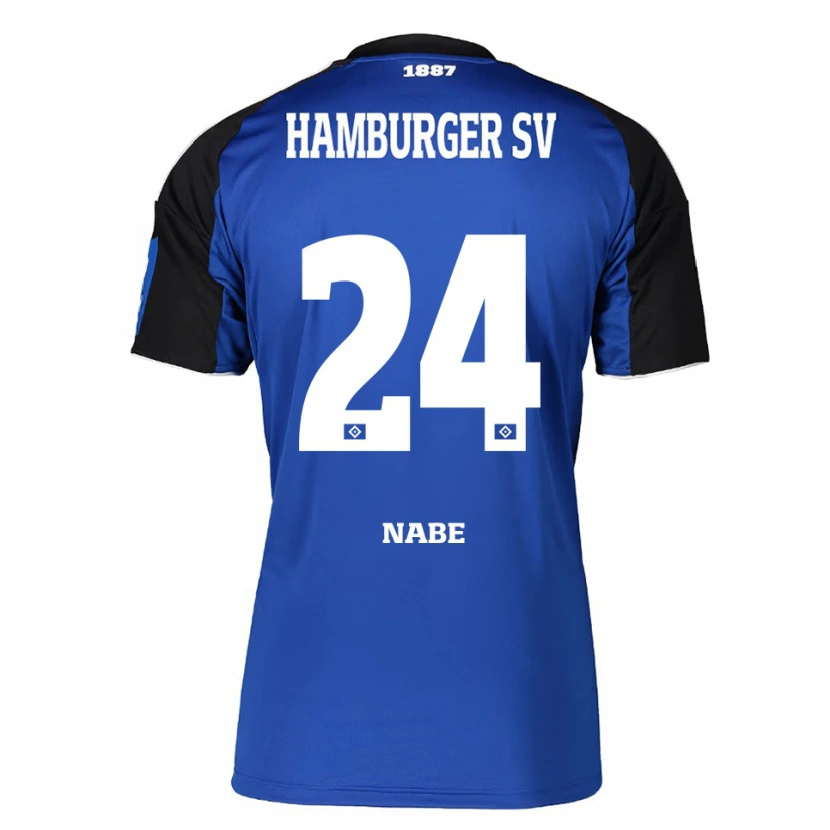 Danxen Homem Camisola Jamal Nabe #24 Azul Preto Alternativa 2025/26 Camisa Brasil
