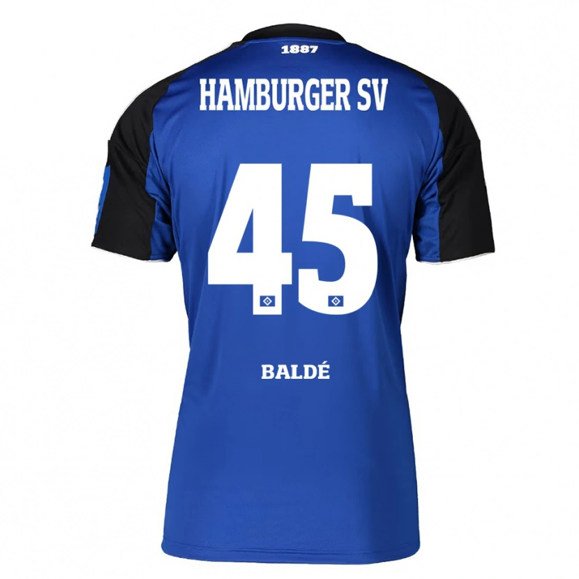 Danxen Homem Camisola Fabio Baldé #45 Azul Preto Alternativa 2025/26 Camisa Brasil