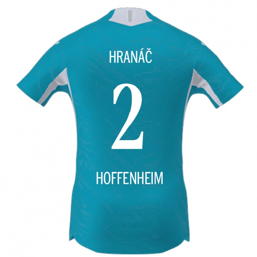 Danxen Homem Camisola Robin Hranac #2 Azul Celeste Alternativa 2025/26 Camisa Brasil