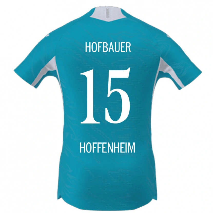 Danxen Homem Camisola Anton Hofbauer #15 Azul Celeste Alternativa 2025/26 Camisa Brasil
