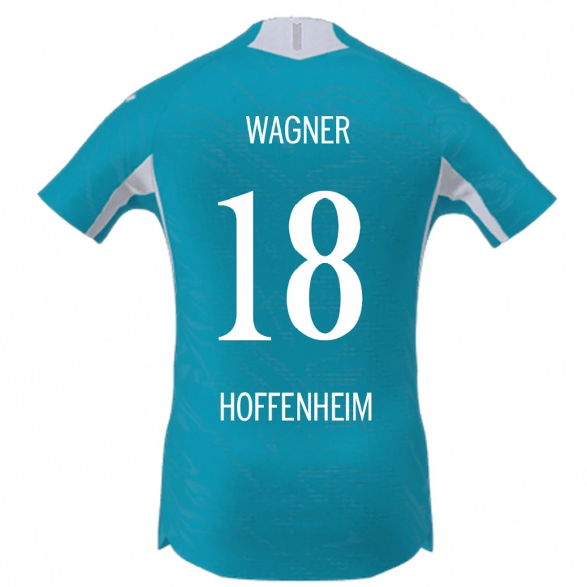 Danxen Homem Camisola Ricardo Wagner #18 Azul Celeste Alternativa 2025/26 Camisa Brasil