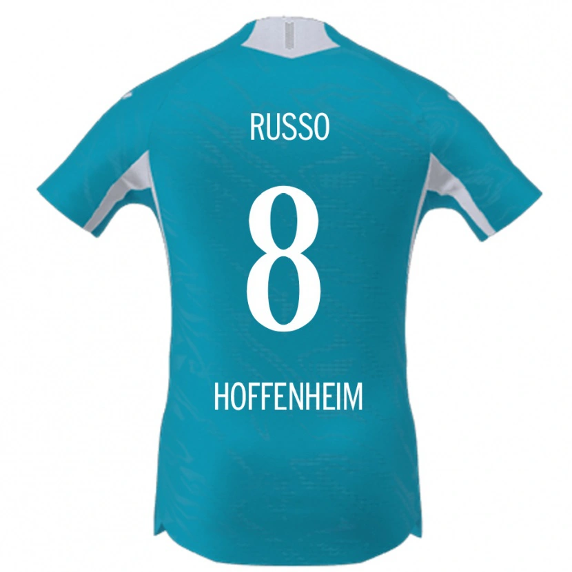 Danxen Homem Camisola Ruven Russo #8 Azul Celeste Alternativa 2025/26 Camisa Brasil