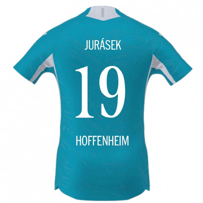 Danxen Homem Camisola David Jurásek #19 Azul Celeste Alternativa 2025/26 Camisa Brasil