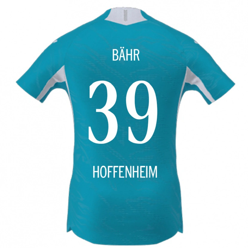 Danxen Homem Camisola Florian Bähr #39 Azul Celeste Alternativa 2025/26 Camisa Brasil