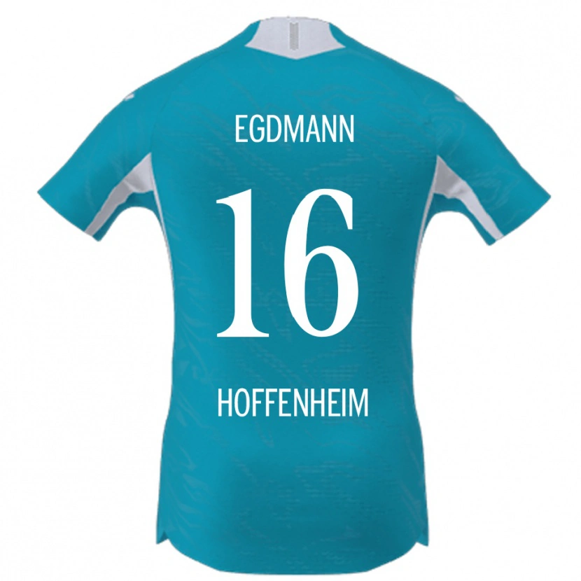 Danxen Homem Camisola Mika Egdmann #16 Azul Celeste Alternativa 2025/26 Camisa Brasil