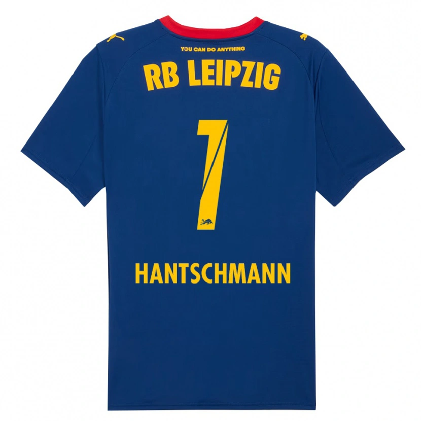 Danxen Homem Camisola Franz Hantschmann #1 Marinho Vermelho Alternativa 2025/26 Camisa Brasil