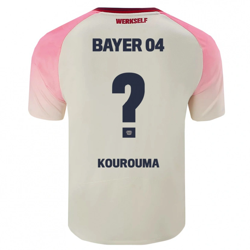 Danxen Homem Camisola Fakouman Kourouma #0 Rosa Branco Sujo Alternativa 2025/26 Camisa Brasil