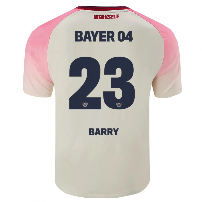 Danxen Homem Camisola Alpha Barry #23 Rosa Branco Sujo Alternativa 2025/26 Camisa Brasil