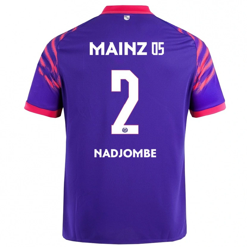 Danxen Homem Camisola Jean-Marie Nadjombe #2 Marinho Rosa Alternativa 2025/26 Camisa Brasil
