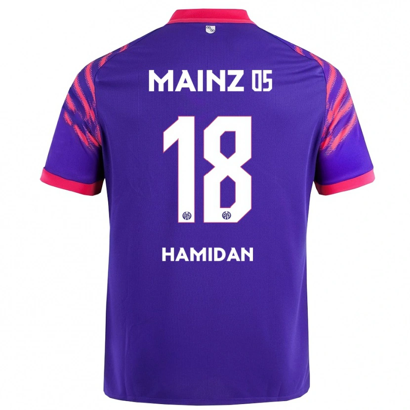 Danxen Homem Camisola Ilyas Hamidan #18 Marinho Rosa Alternativa 2025/26 Camisa Brasil