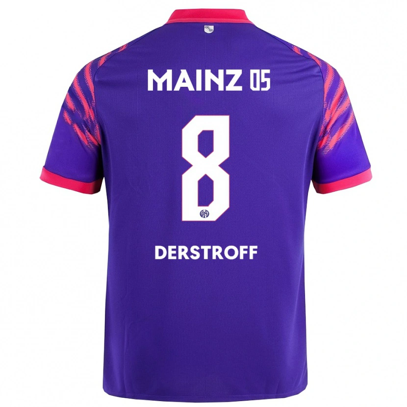 Danxen Homem Camisola Julian-Maurice Derstroff #8 Marinho Rosa Alternativa 2025/26 Camisa Brasil