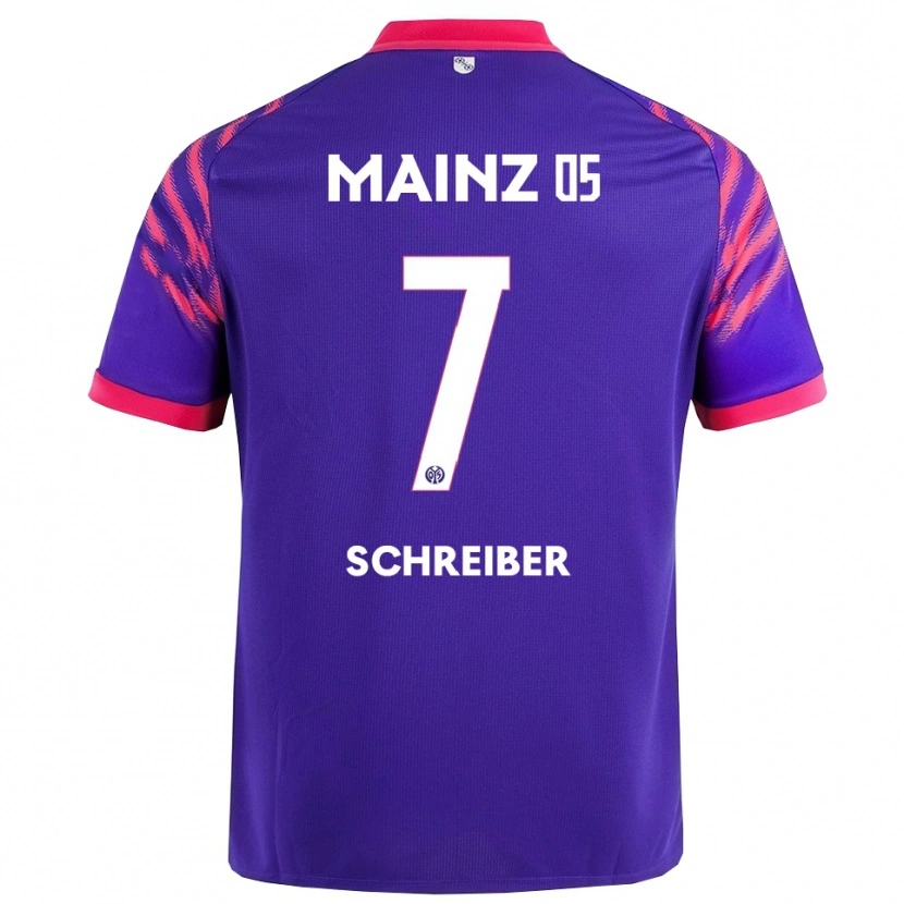 Danxen Homem Camisola Philipp Schreiber #7 Marinho Rosa Alternativa 2025/26 Camisa Brasil
