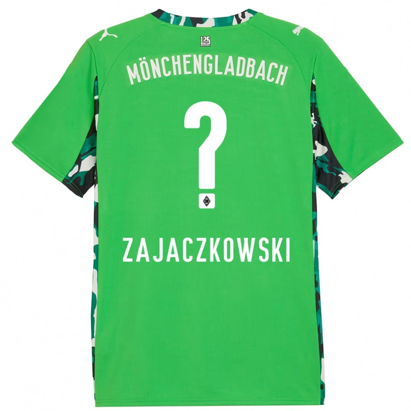Danxen Homem Camisola Vincent Zajaczkowski #0 Verde Preto Alternativa 2025/26 Camisa Brasil