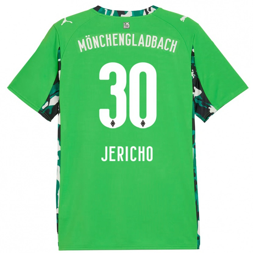 Danxen Homem Camisola Aidan Jericho #30 Verde Preto Alternativa 2025/26 Camisa Brasil