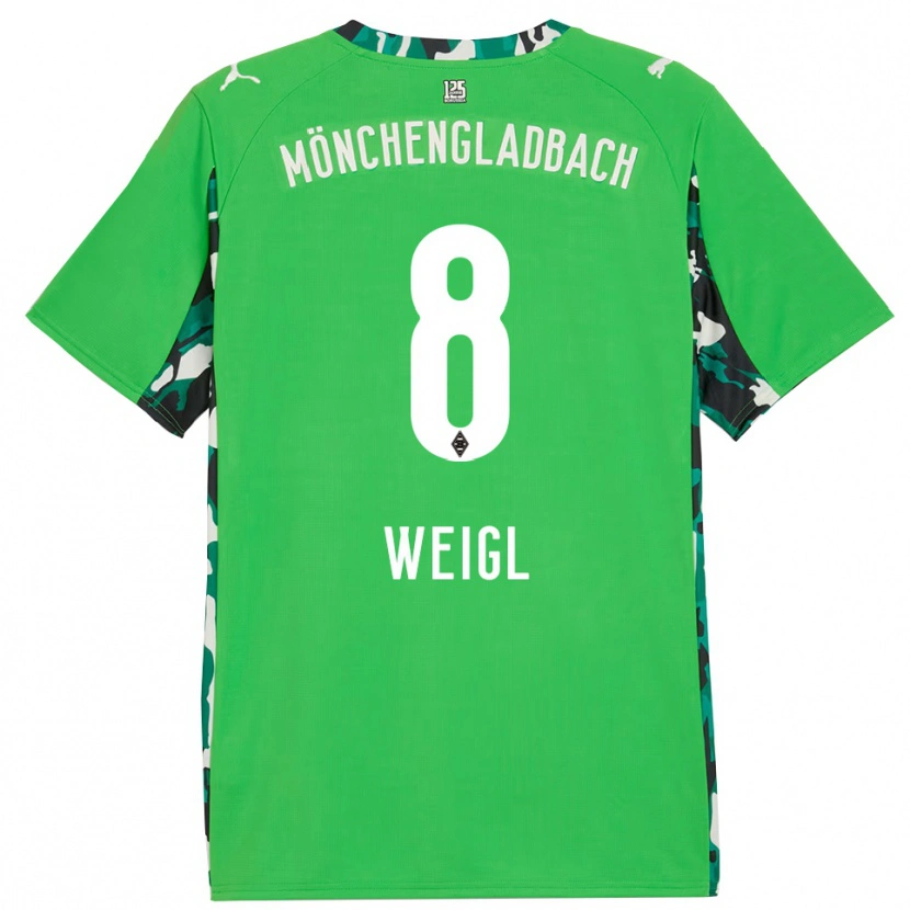 Danxen Homem Camisola Julian Weigl #8 Verde Preto Alternativa 2025/26 Camisa Brasil