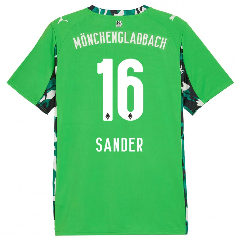 Danxen Homem Camisola Philipp Sander #16 Verde Preto Alternativa 2025/26 Camisa Brasil