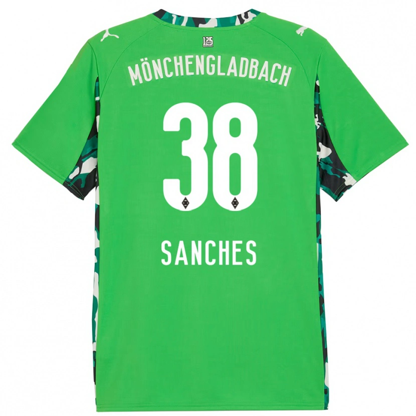 Danxen Homem Camisola Yvandro Borges Sanches #38 Verde Preto Alternativa 2025/26 Camisa Brasil