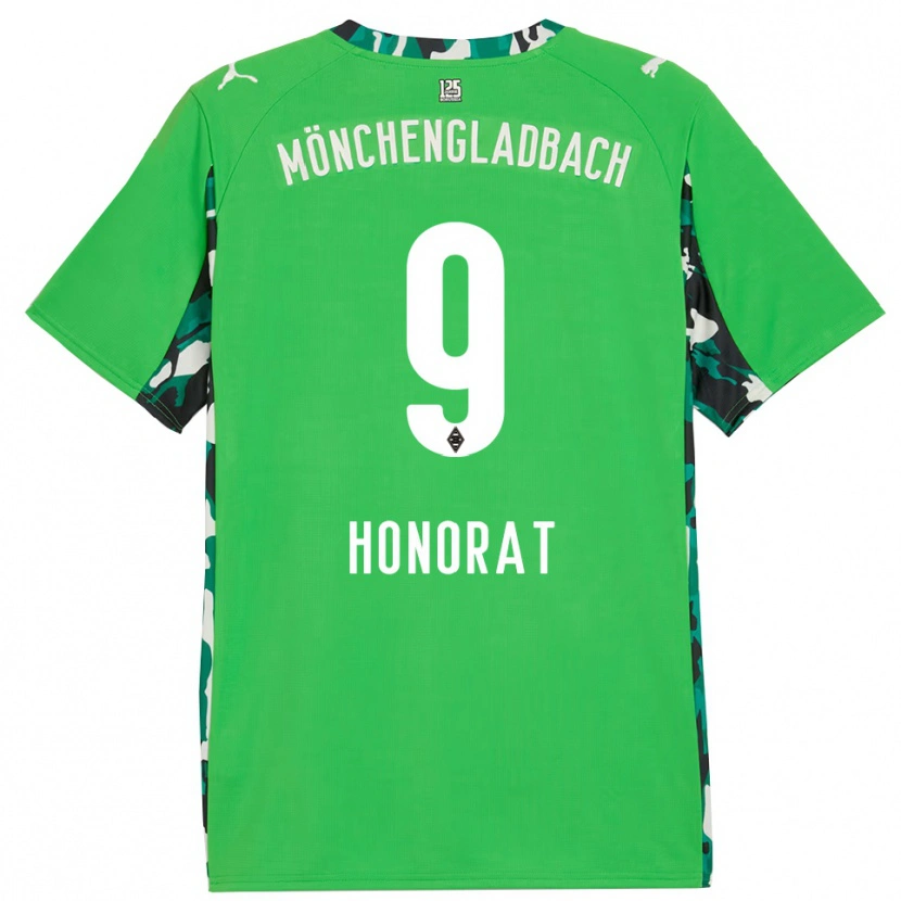 Danxen Homem Camisola Franck Honorat #9 Verde Preto Alternativa 2025/26 Camisa Brasil