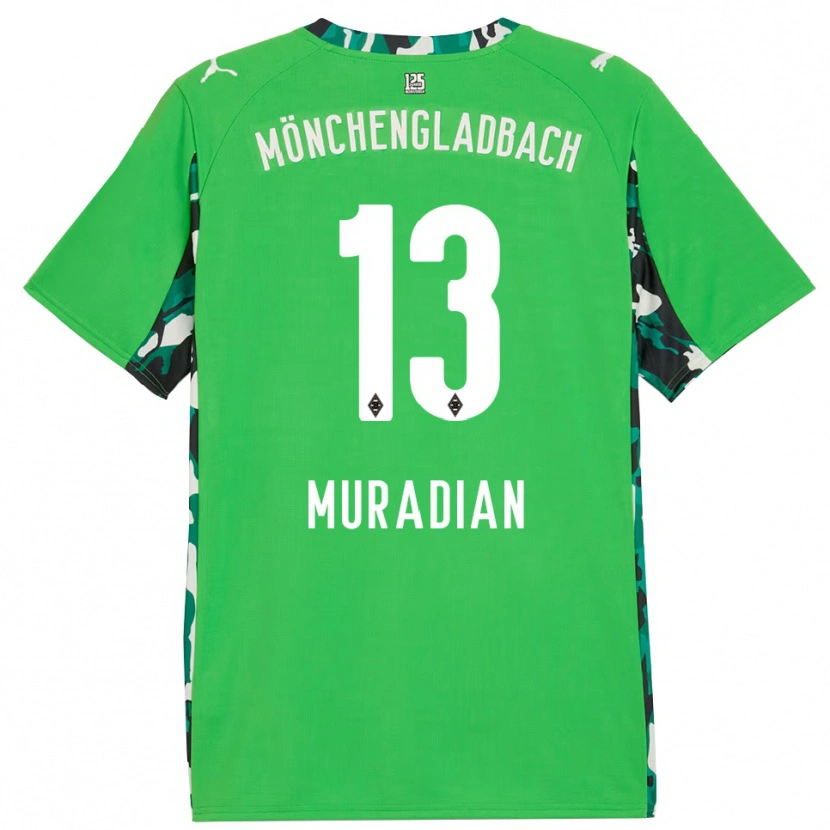 Danxen Homem Camisola Artem Muradyan #13 Verde Preto Alternativa 2025/26 Camisa Brasil